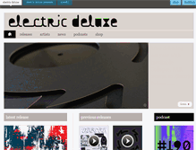 Tablet Screenshot of electricdeluxe.net